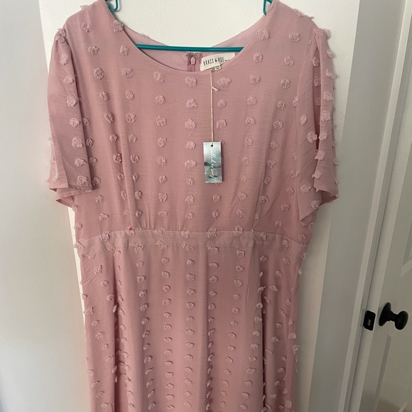 open lace back dress Called To Surf A Nursing Friendly Bridesmaid Wrap Maxi Dress with Flutter  Short Sleeves, and a Tie Belt. Blush Taupe Size: X-Small: Buy Online at  Best Price in UAE main image 1